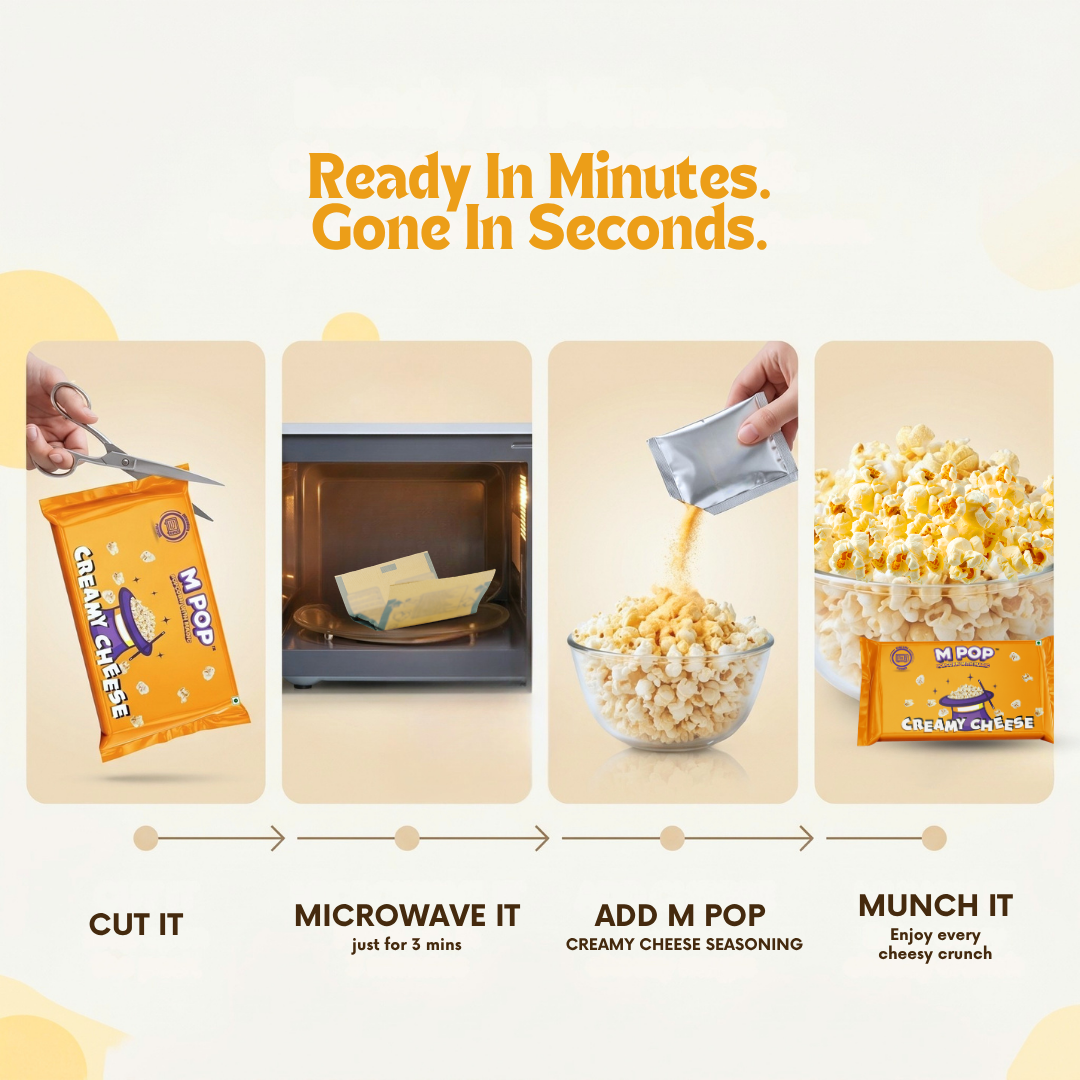 M POP Creamy Cheese Microwave – 50 gms