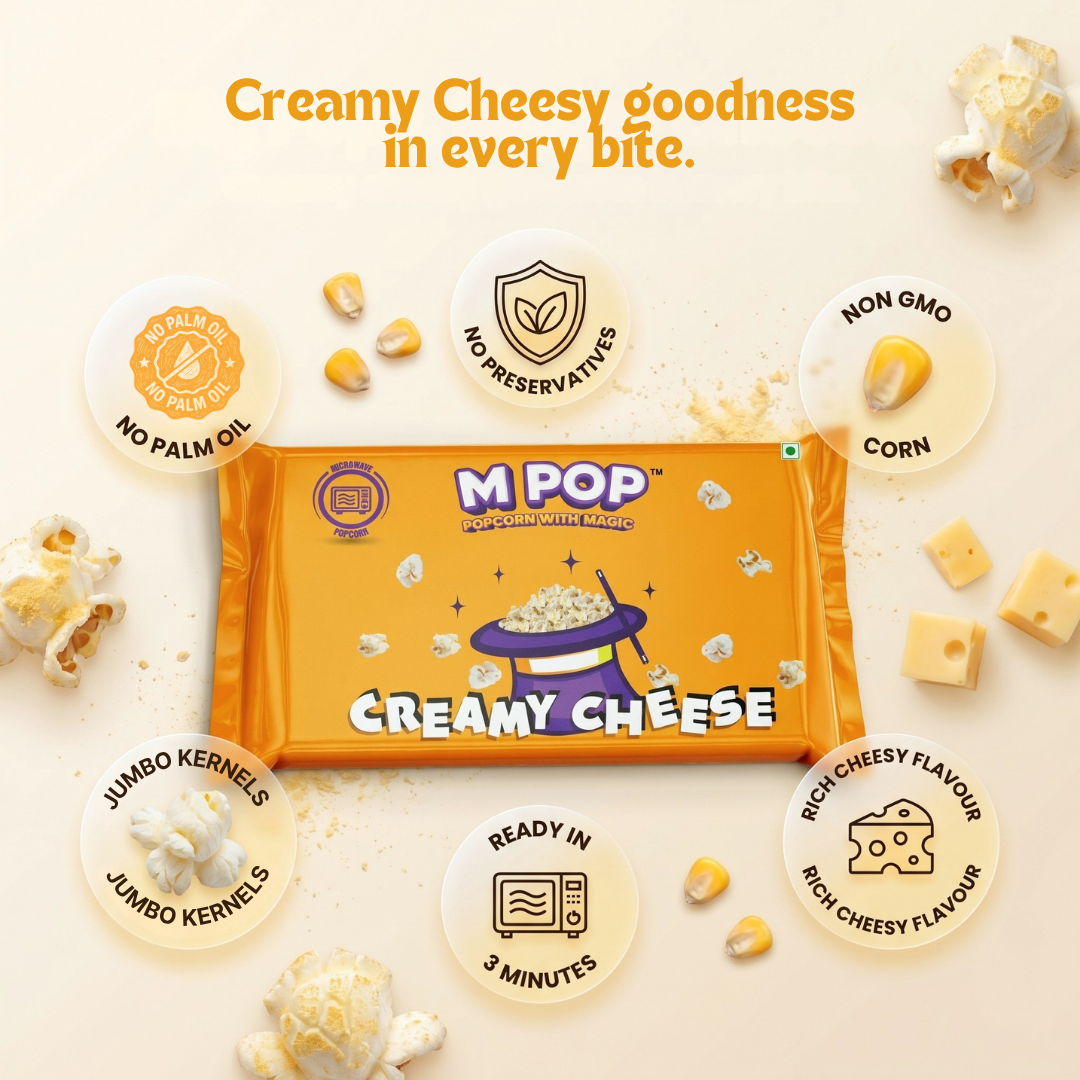 M POP Creamy Cheese Microwave – 50 gms