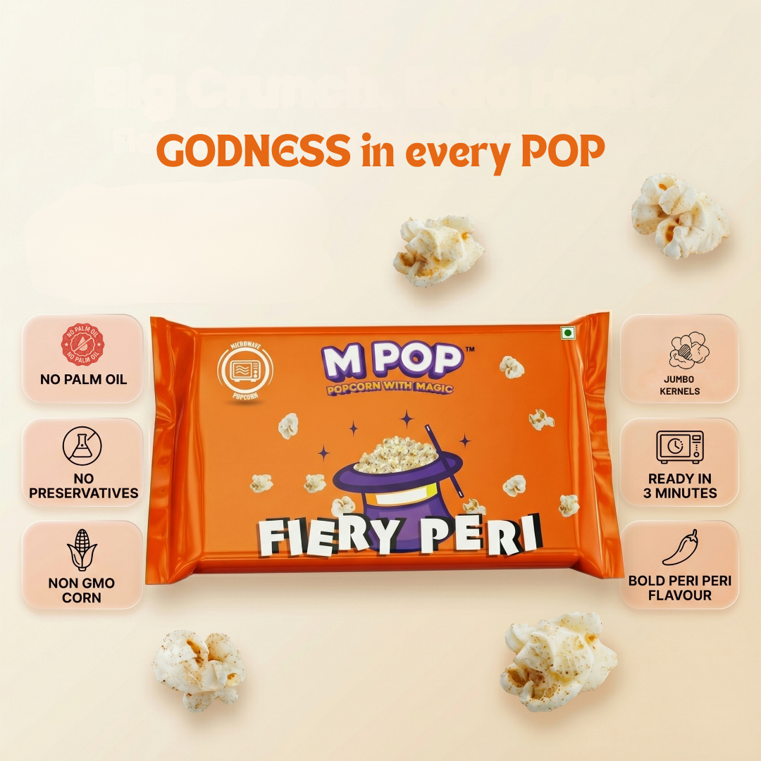 M POP Fiery Peri Microwave – 50 gms