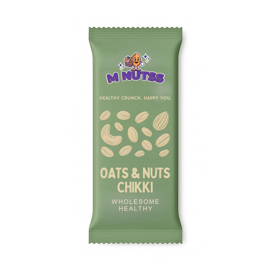 M-Nutss Oats & Nuts Chikki – Wholesome & Nutritious Snack