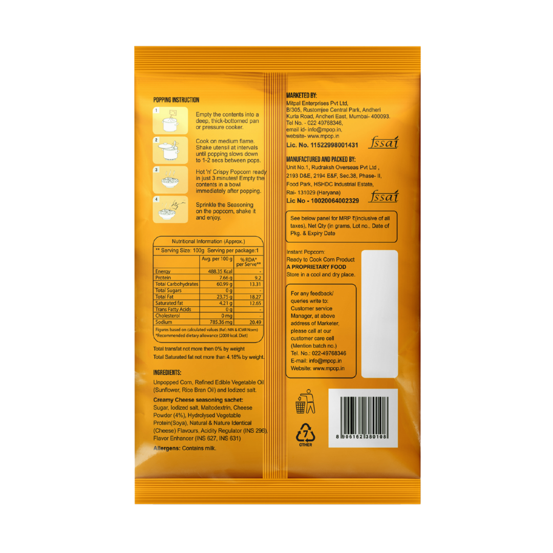 M POP Creamy Cheese – 60 gms