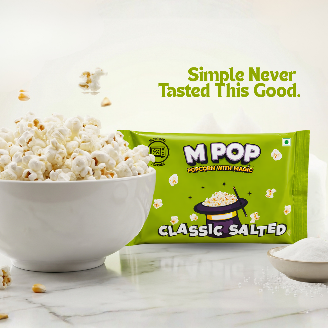 Classic Salted Microwave Popcorn – 90 gms