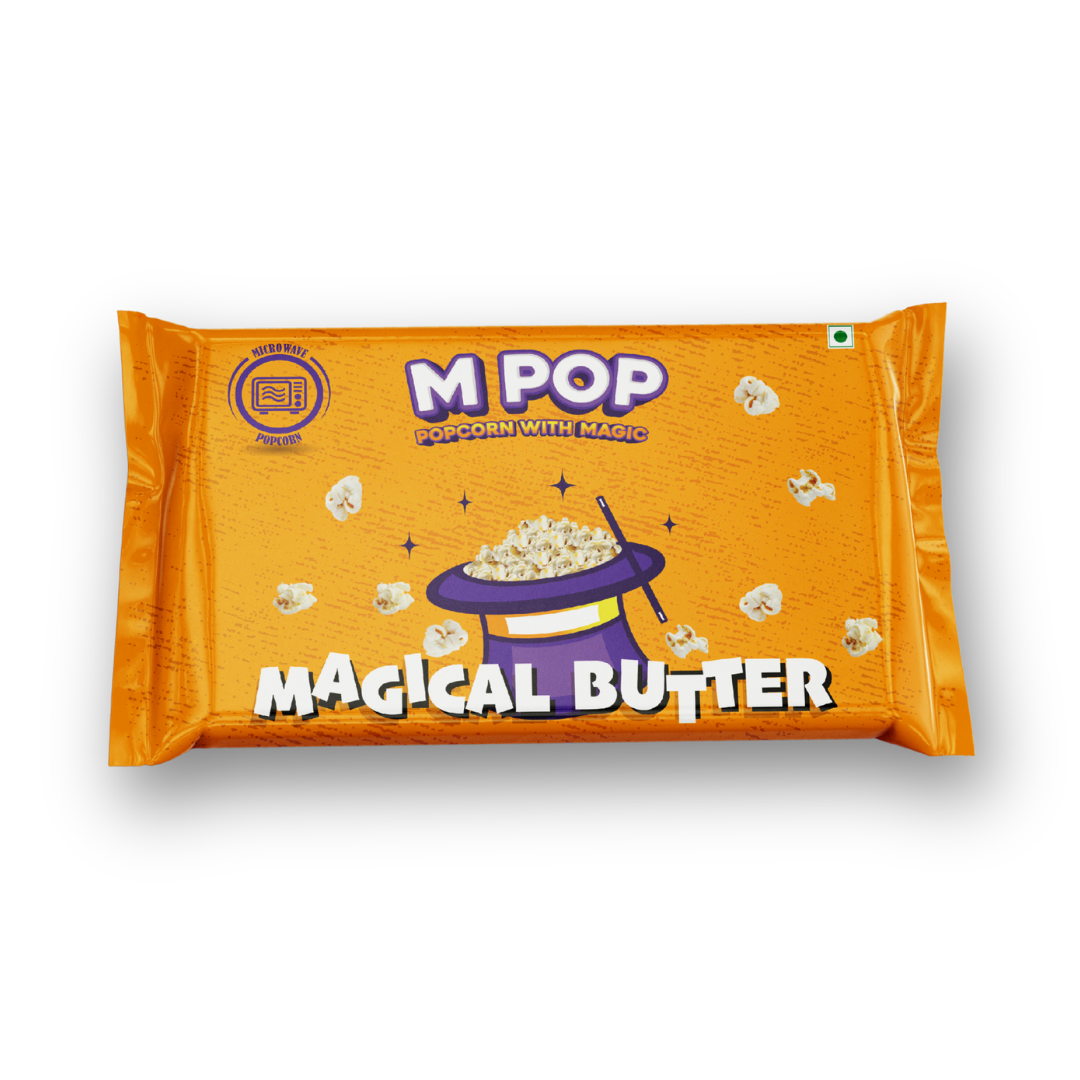 M POP Magical Butter Microwave Popcorn – 90 gms