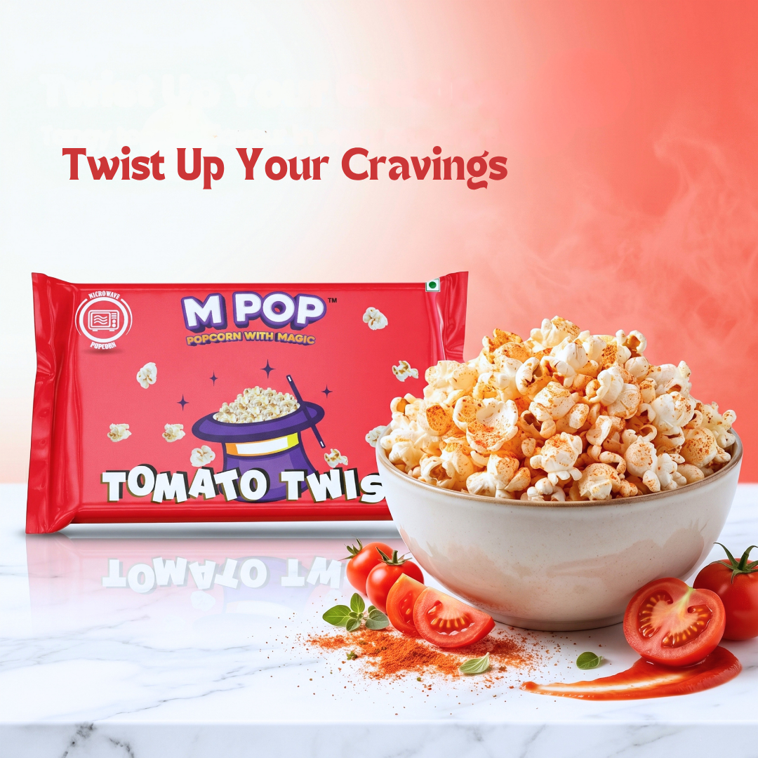 M POP Tomato Twist Microwave – 50 gms
