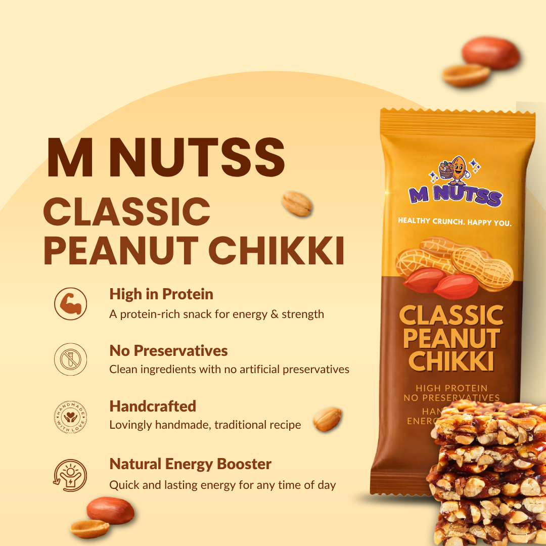 Classic Peanut Chikki – Crunchy, Nutritious & Naturally Energizing